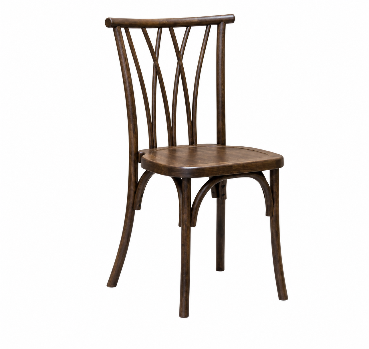 Resin Willow Chairs — Rustic Walnut