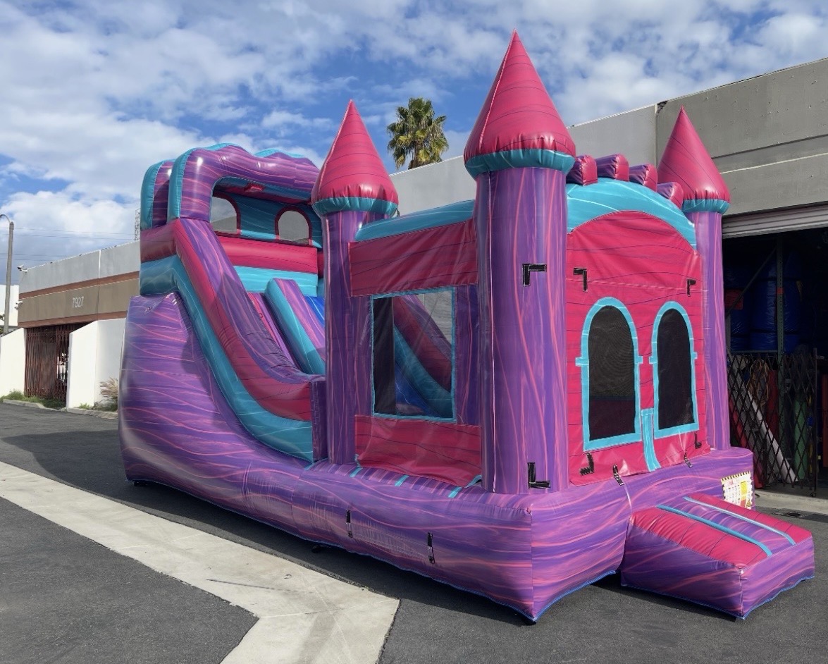 Purple & Pink Combo Bounce House