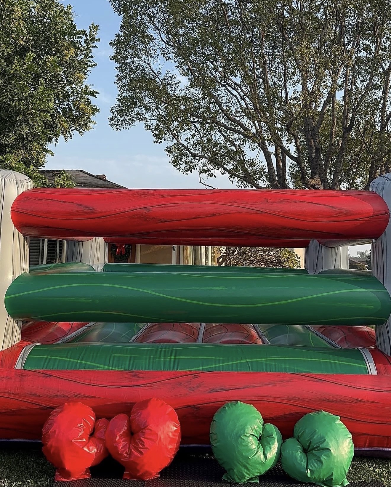 Boxing Ring with Gloves
