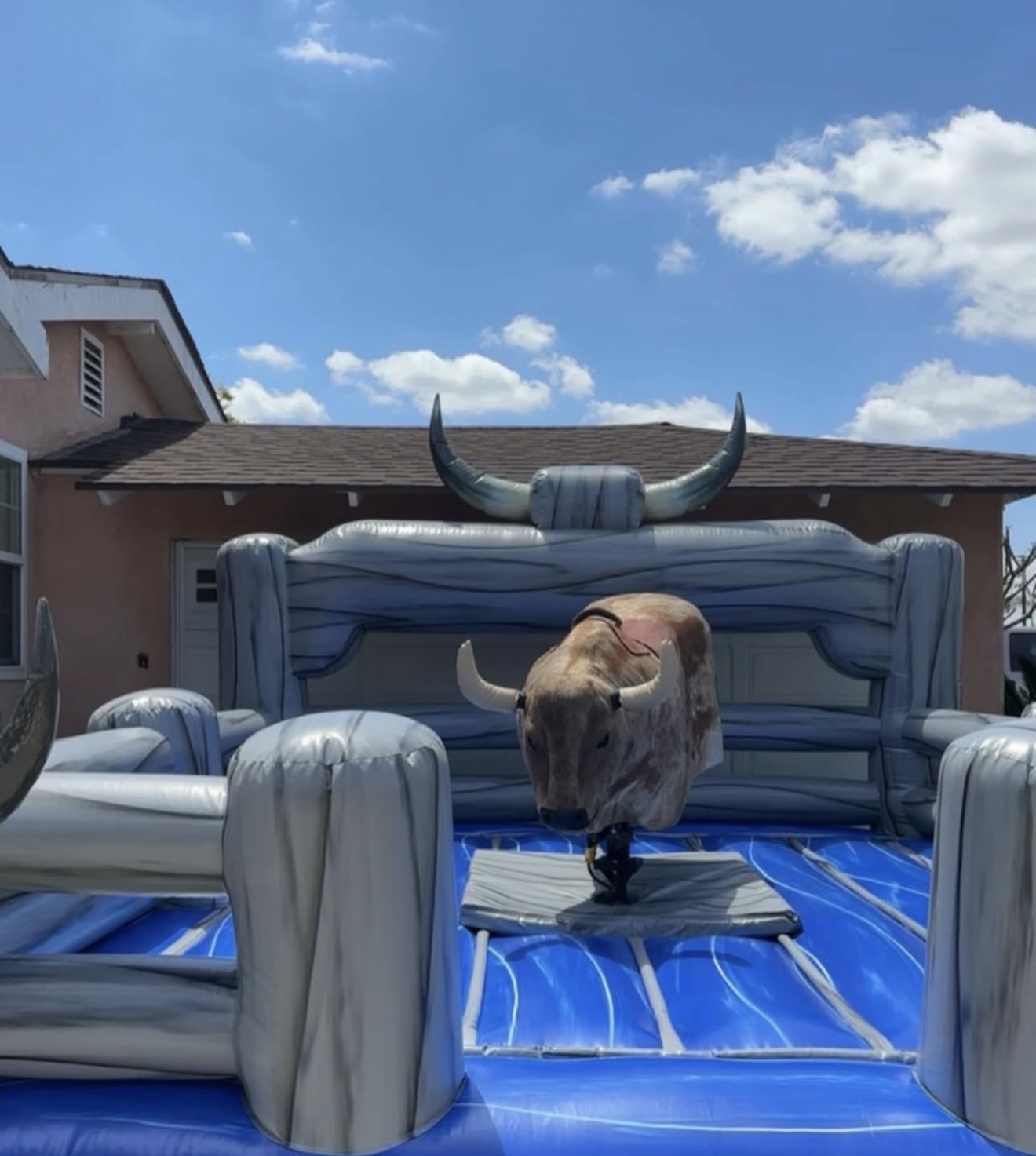 Blue Mechanical Bull