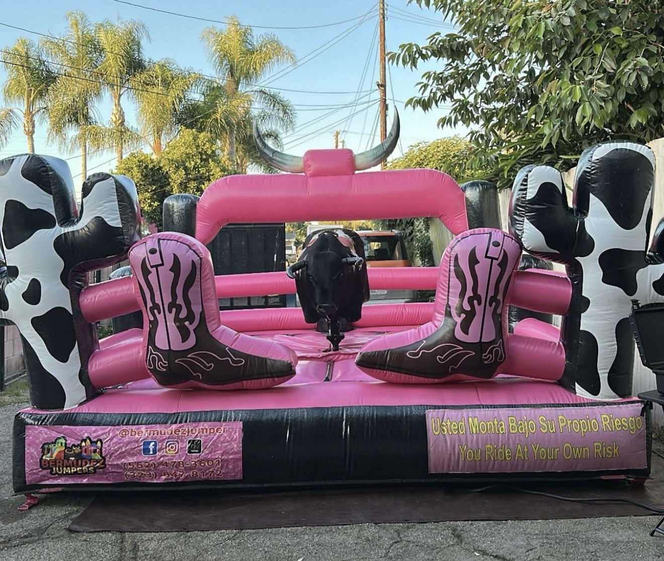 Cowgirl Pink Mechanical Bull