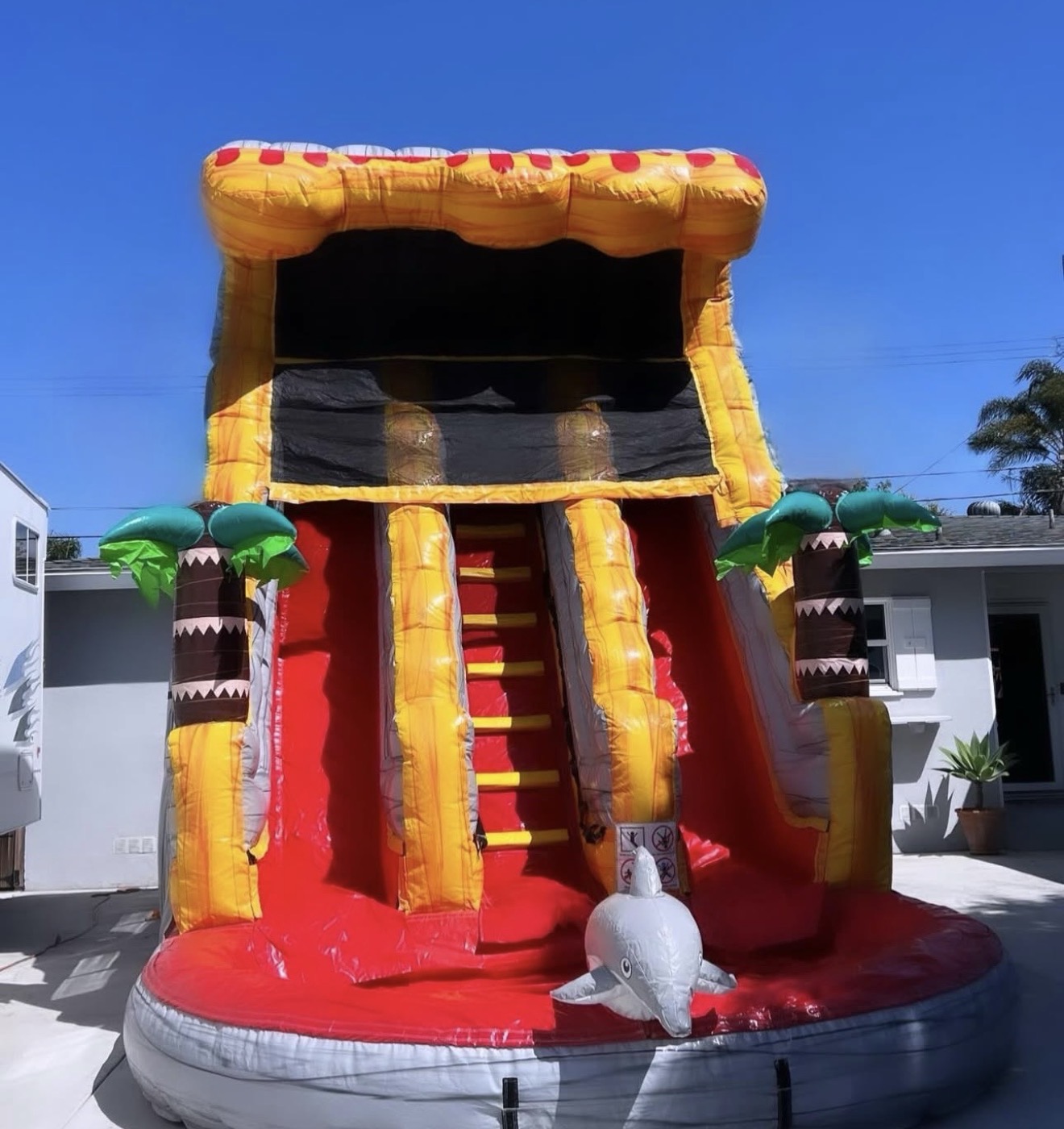 Double Red Waterslide