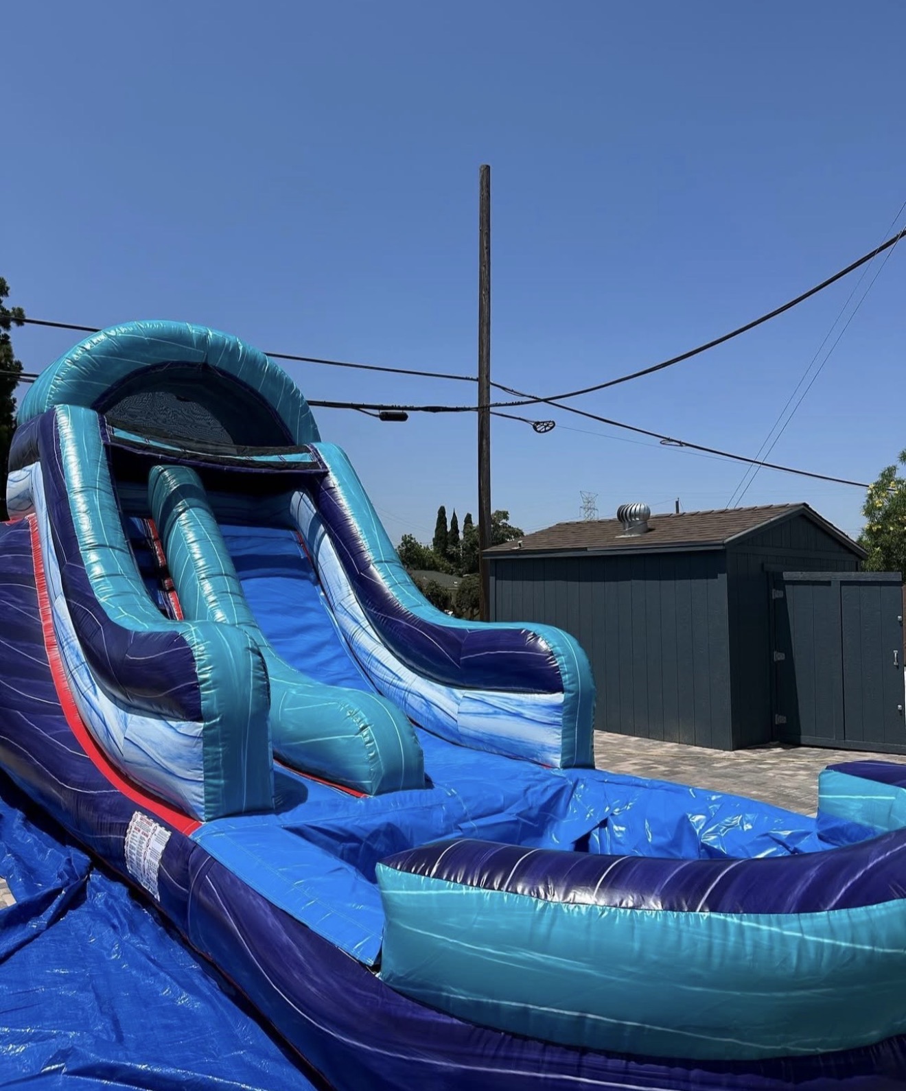 Purple Waterslide